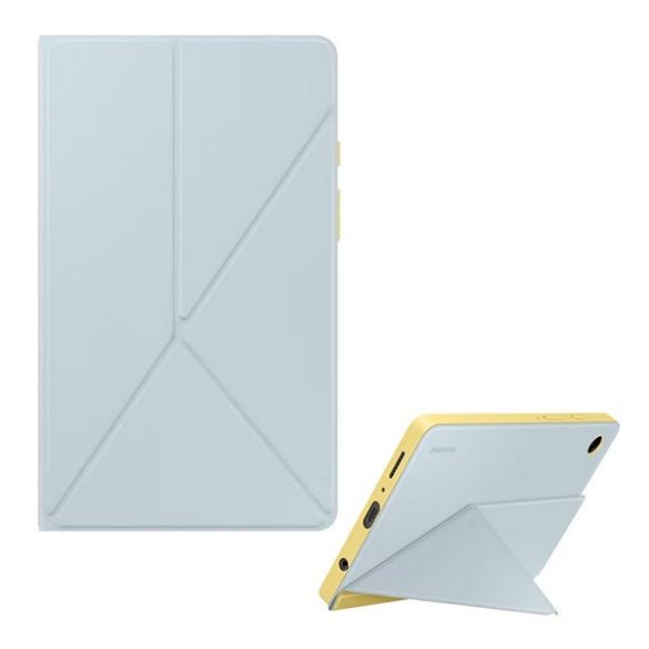Samsung Galaxy Tab A9 (8.7) SM-X110 / X115, mappa tok, mágneses, Origami Smart Case, Samsung Book Cover, világoskék, gyári