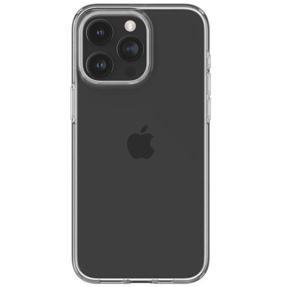 Apple iPhone 15 Pro Max, Szilikon tok, Spigen Crystal Flex, átlátszó