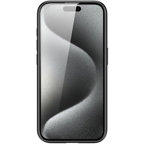 Apple iPhone 14 Pro Max, Műanyag hátlap védőtok + szilikon keret, stand, bőrrel bevont hátlap, kártyatartóval, Magsafe kompatibilis, Dux Ducis Rafi II Mag, fekete
