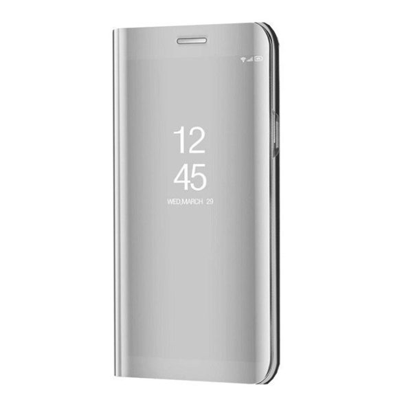 OnePlus Open, Oldalra nyíló tok, hívás mutatóval, Smart View Cover, ezüst (utángyártott)
