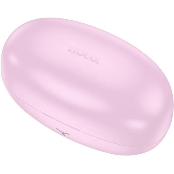 Bluetooth sztereó fülhallgató, v5.3, TWS, töltőtok, érintés vezérlés, fülre akasztható, Hoco EW57, rózsaszín