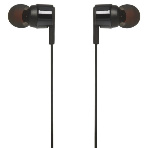 Vezetékes sztereó fülhallgató, 3.5 mm, mikrofon, funkció gomb, JBL Tune 210, fekete