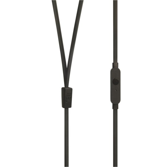 Vezetékes sztereó fülhallgató, 3.5 mm, mikrofon, funkció gomb, JBL Tune 210, fekete