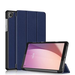 Lenovo Tab M8 (8.0) (4. generáció) TB-300, mappa tok, Trifold, sötétkék