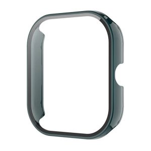 Xiaomi Redmi Watch 4, Műanyag védőkeret, kijelzővédő üveggel, közepesen ütésálló, szíj nélkül, sötétzöld