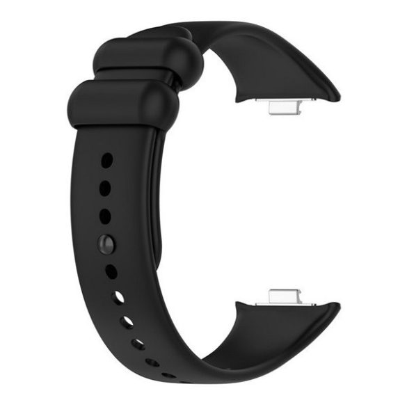 Xiaomi Mi Smart Band 8 Pro / Redmi Watch 4, szilikon pótszíj, állítható, fekete