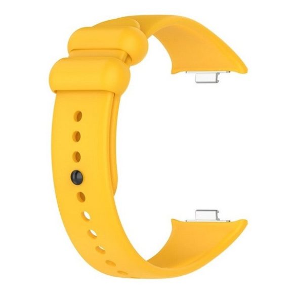 Xiaomi Mi Smart Band 8 Pro / Redmi Watch 4, szilikon pótszíj, állítható, narancssárga