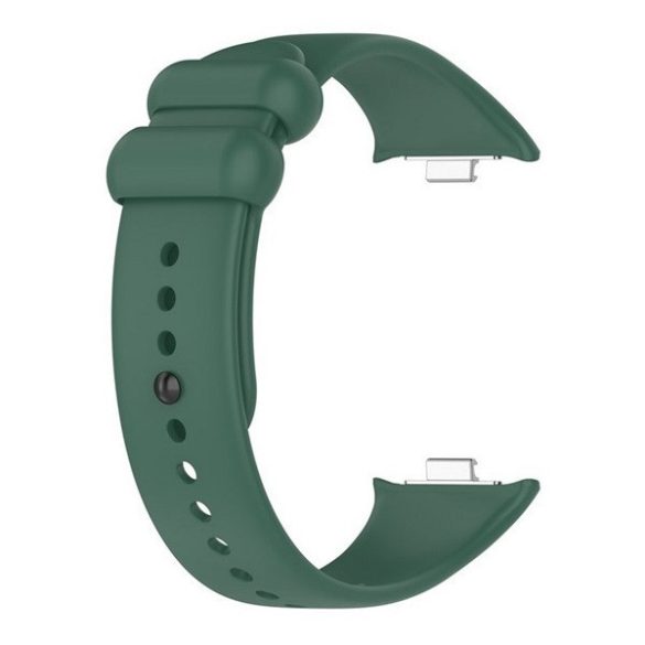 Xiaomi Mi Smart Band 8 Pro / Redmi Watch 4, szilikon pótszíj, állítható, sötétzöld