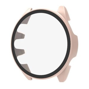 Garmin Forerunner 165 / 165 Music, Műanyag védőkeret, kijelzővédő üveggel, közepesen ütésálló, szíj nélkül, rózsaszín