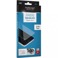   Samsung Galaxy S24 Ultra SM-S928, Kijelzővédő fólia, ütésálló fólia, MyScreen Protector, Hybridglass, Tempered Glass (edzett üveg), Clear, 1 db / csomag