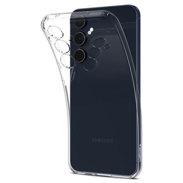 Samsung Galaxy A55 5G SM-A556B, Szilikon tok, Spigen Crystal Flex, átlátszó