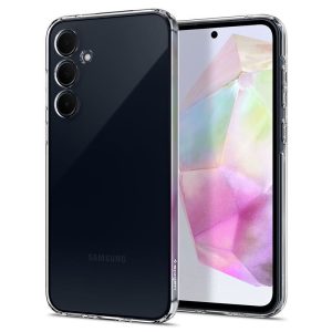 Samsung Galaxy A35 5G SM-A356B, Szilikon tok, Spigen Crystal Flex, átlátszó