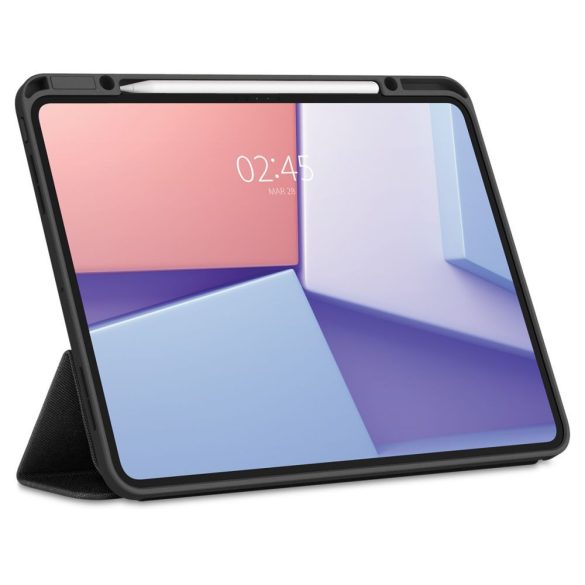 Apple iPad Pro 13 (2024), mappa tok, Smart Case, Spigen Urban Fit, fekete