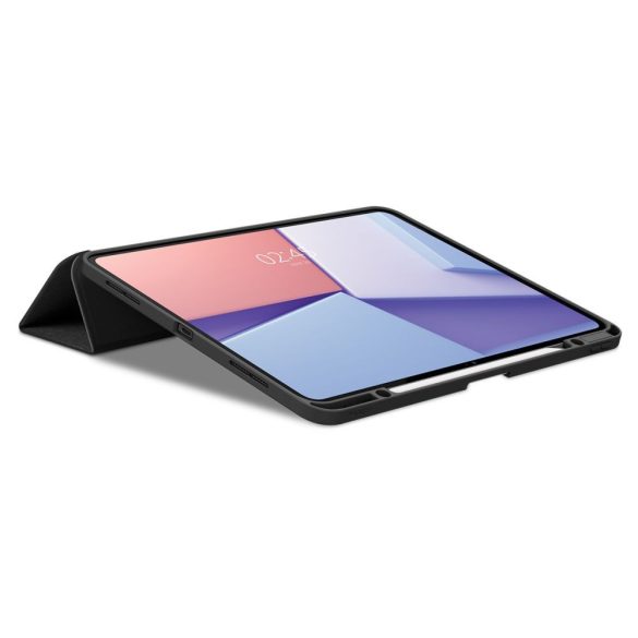 Apple iPad Pro 13 (2024), mappa tok, Smart Case, Spigen Urban Fit, fekete