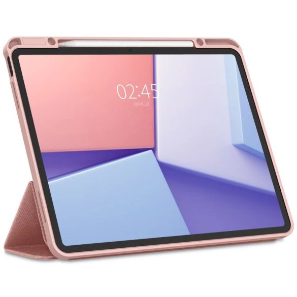 Apple iPad Air 13 (2024 / 2025), mappa tok, Smart Case, Spigen Urban Fit, vörösarany