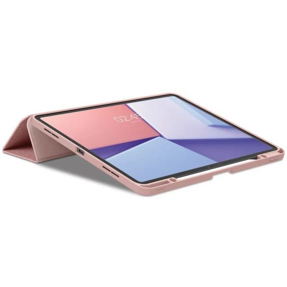 Apple iPad Air 13 (2024 / 2025), mappa tok, Smart Case, Spigen Urban Fit, vörösarany