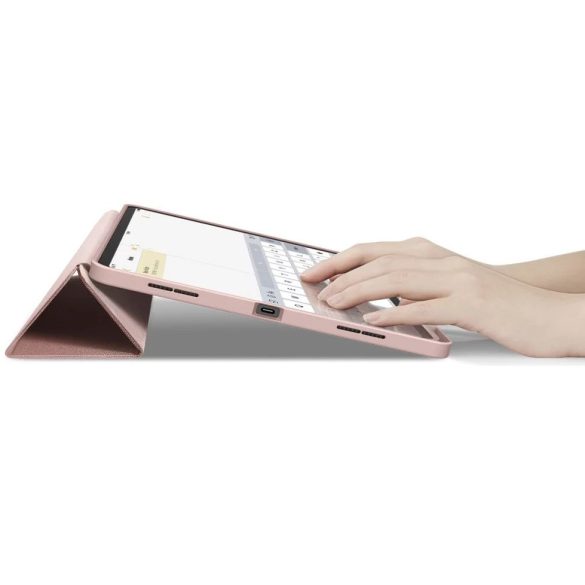 Apple iPad Air 13 (2024 / 2025), mappa tok, Smart Case, Spigen Urban Fit, vörösarany