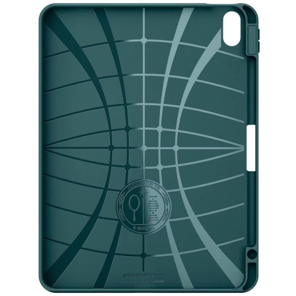 Apple iPad Air (2020 / 2022) / iPad Air 11 (2024 / 2025), mappa tok, Smart Case, Spigen Urban Fit, sötétzöld