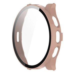 Garmin Venu 3, Műanyag védőkeret, kijelzővédő üveggel, közepesen ütésálló, szíj nélkül, rózsaszín