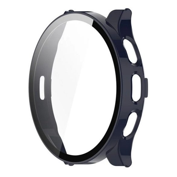 Garmin Venu 3S, Műanyag védőkeret, kijelzővédő üveggel, közepesen ütésálló, szíj nélkül, sötétkék