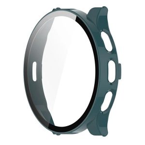 Garmin Venu 3S, Műanyag védőkeret, kijelzővédő üveggel, közepesen ütésálló, szíj nélkül, sötétzöld