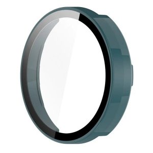 Garmin Lily 2 / Lily 2 Active, Műanyag védőkeret, kijelzővédő üveggel, közepesen ütésálló, szíj nélkül, sötétzöld