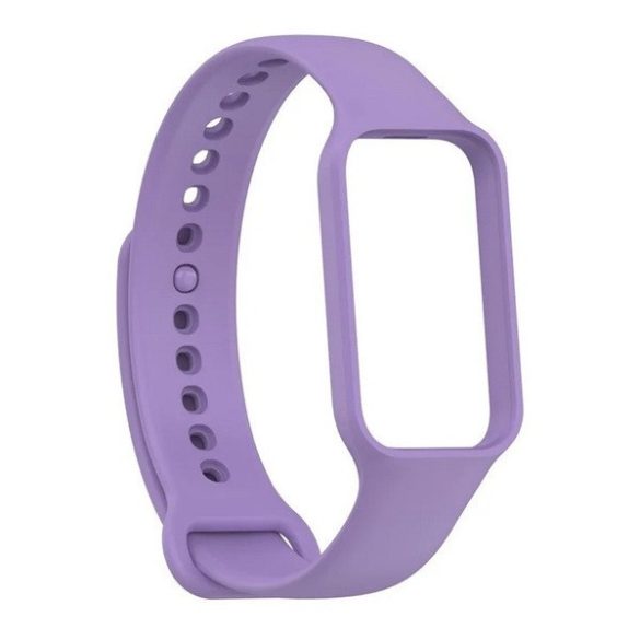 Xiaomi Smart Band 8 Active / Redmi Smart Band 2, szilikon pótszíj, állítható, lila