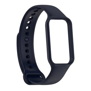Xiaomi Smart Band 8 Active / Redmi Smart Band 2, szilikon pótszíj, állítható, sötétkék