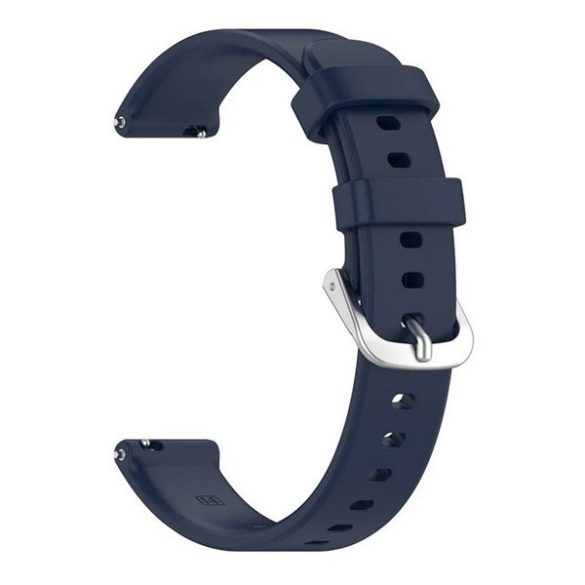 Garmin Lily 2 / Lily 2 Active, szilikon pótszíj, állítható, sötétkék