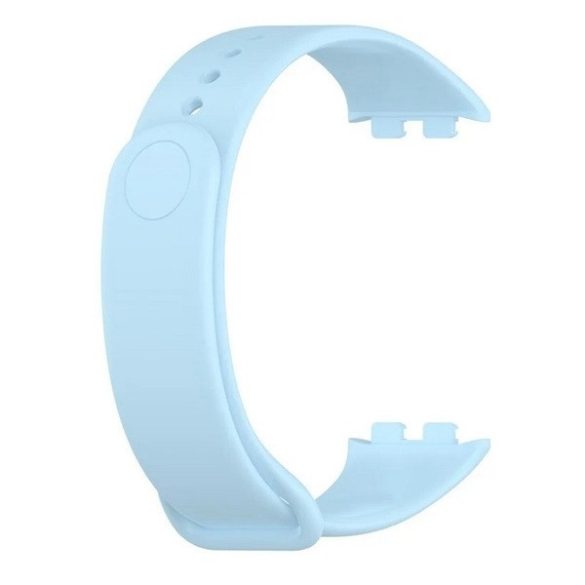 Huawei Honor Band 9, szilikon pótszíj, állítható, világoskék
