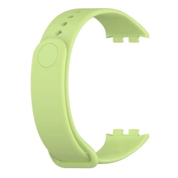 Huawei Honor Band 9, szilikon pótszíj, állítható, világoszöld