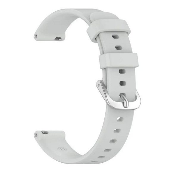 Garmin Lily 2 / Lily 2 Active, szilikon pótszíj, állítható, világosszürke