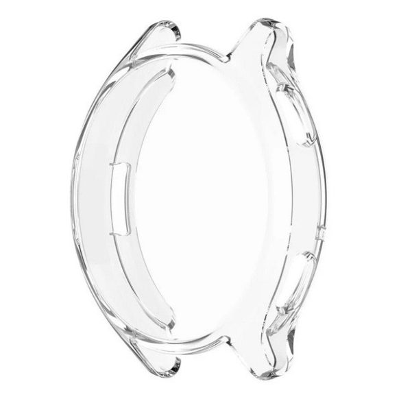 Xiaomi Watch 2, Szilikon védőkeret, közepesen ütésálló, szíj nélkül, átlátszó