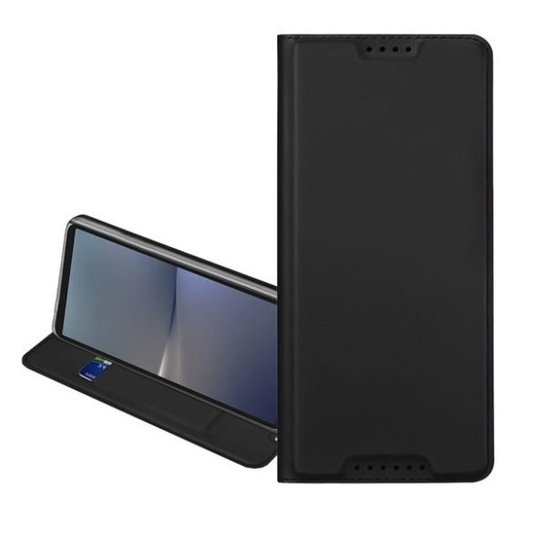 Xiaomi Redmi Turbo 3 / Poco F6, Oldalra nyíló tok, stand, Dux Ducis, fekete