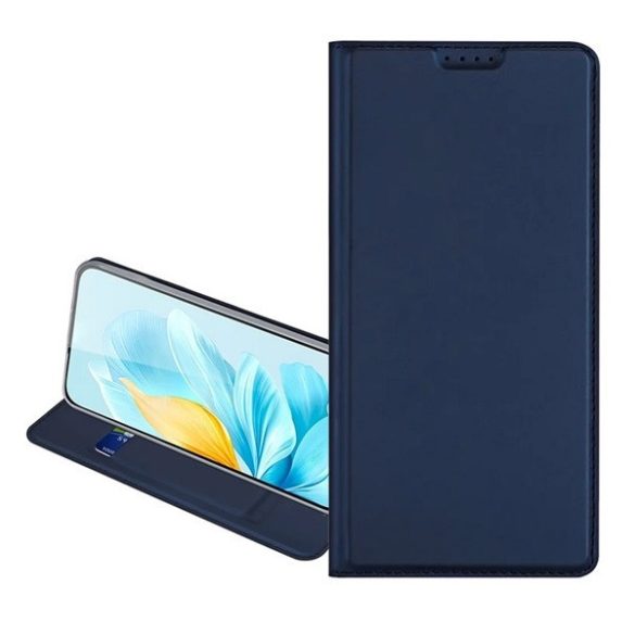 Xiaomi Redmi Turbo 3 / Poco F6, Oldalra nyíló tok, stand, Dux Ducis, sötétkék