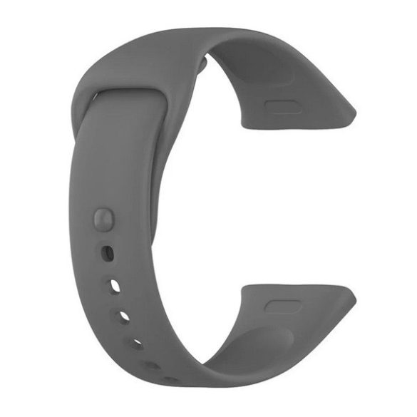 Xiaomi Redmi Watch 3, szilikon pótszíj, állítható, sötétszürke