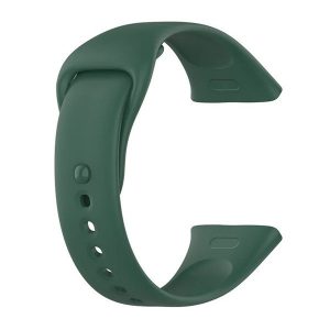 Xiaomi Redmi Watch 3, szilikon pótszíj, állítható, sötétzöld