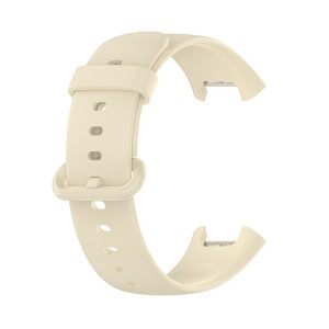 Xiaomi Redmi Watch 2 / Watch 2 Lite, szilikon pótszíj, állítható, bézs