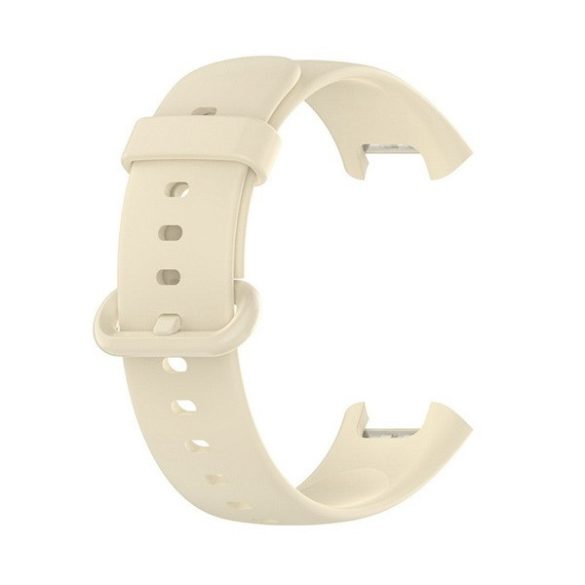 Xiaomi Redmi Watch 2 / Watch 2 Lite, szilikon pótszíj, állítható, bézs