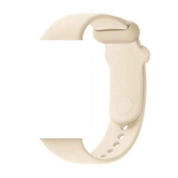 Xiaomi Mi Smart Band 8 Pro / Redmi Watch 4, szilikon pótszíj, állítható, Devia Delux Sport, bézs