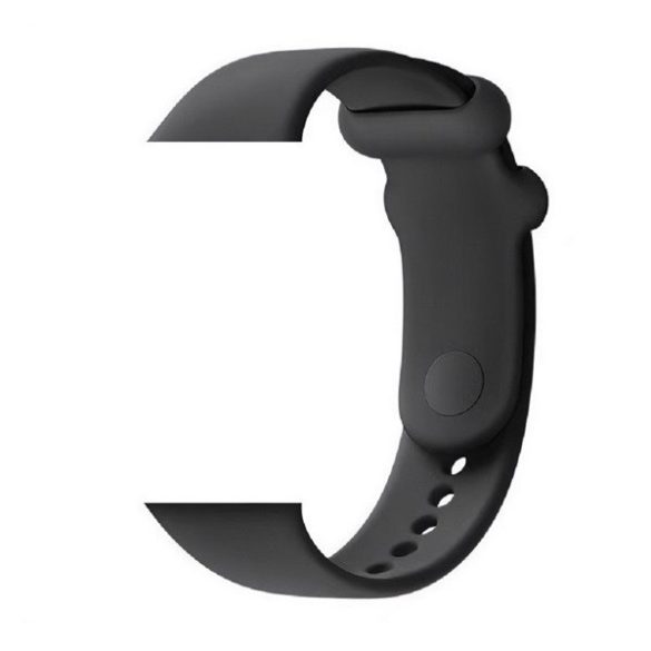Xiaomi Mi Smart Band 8 Pro / Redmi Watch 4, szilikon pótszíj, állítható, Devia Delux Sport, fekete