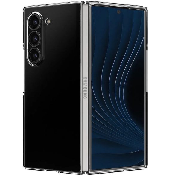 Samsung Galaxy Z Fold6 SM-F956B, Műanyag hátlap védőtok, Spigen Airskin, ultravékony, átlátszó