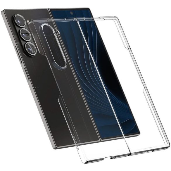 Samsung Galaxy Z Fold6 SM-F956B, Műanyag hátlap védőtok, Spigen Airskin, ultravékony, átlátszó