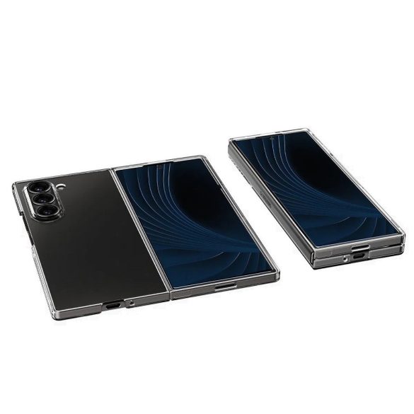 Samsung Galaxy Z Fold6 SM-F956B, Műanyag hátlap védőtok, Spigen Airskin, ultravékony, átlátszó