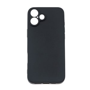 Apple iPhone 16 Plus, Szilikon tok, ultravékony, fekete