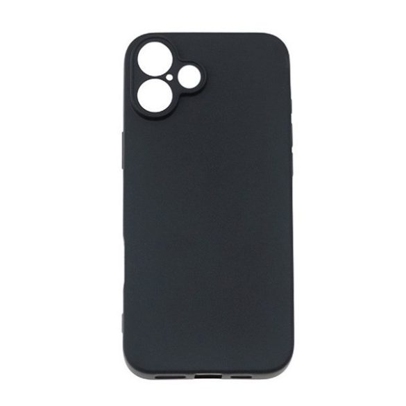 Apple iPhone 16 Plus, Szilikon tok, ultravékony, fekete