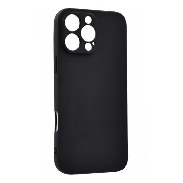Apple iPhone 16 Pro Max, Szilikon tok, ultravékony, fekete
