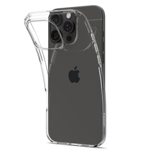 Apple iPhone 16 Pro, Szilikon tok, Spigen Crystal Flex, átlátszó