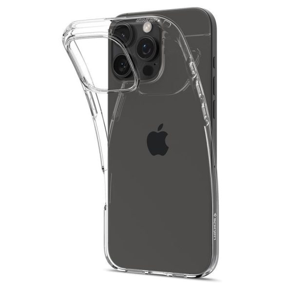 Apple iPhone 16 Pro Max, Szilikon tok, Spigen Crystal Flex, átlátszó