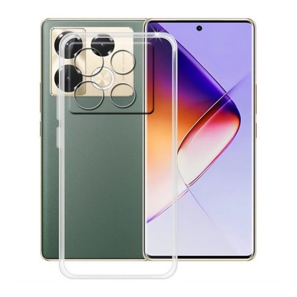 Infinix Note 40 Pro 4G (X6850), Szilikon tok, ultravékony, átlátszó